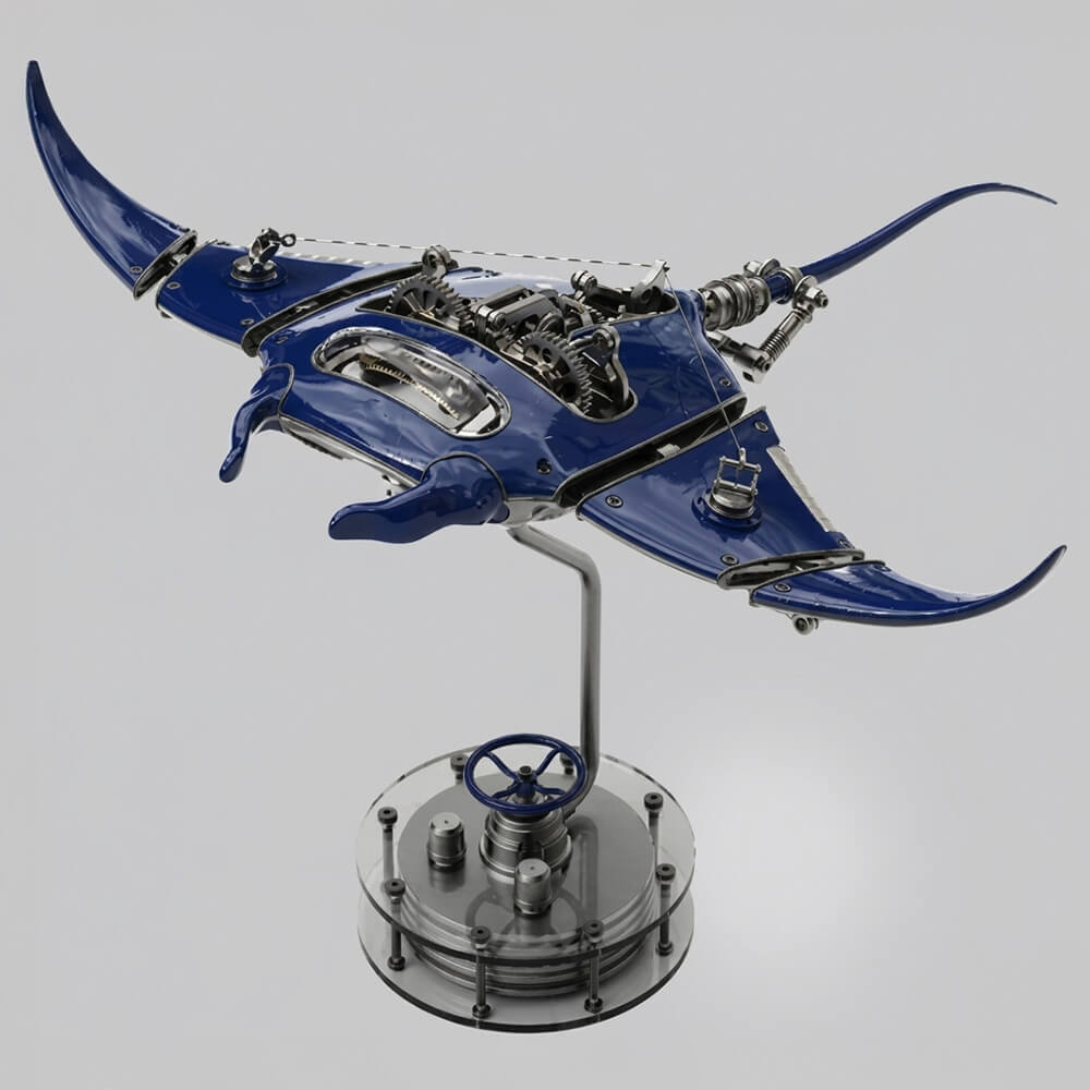 The Manta Ray Sea Guardian - Metal Construction Set