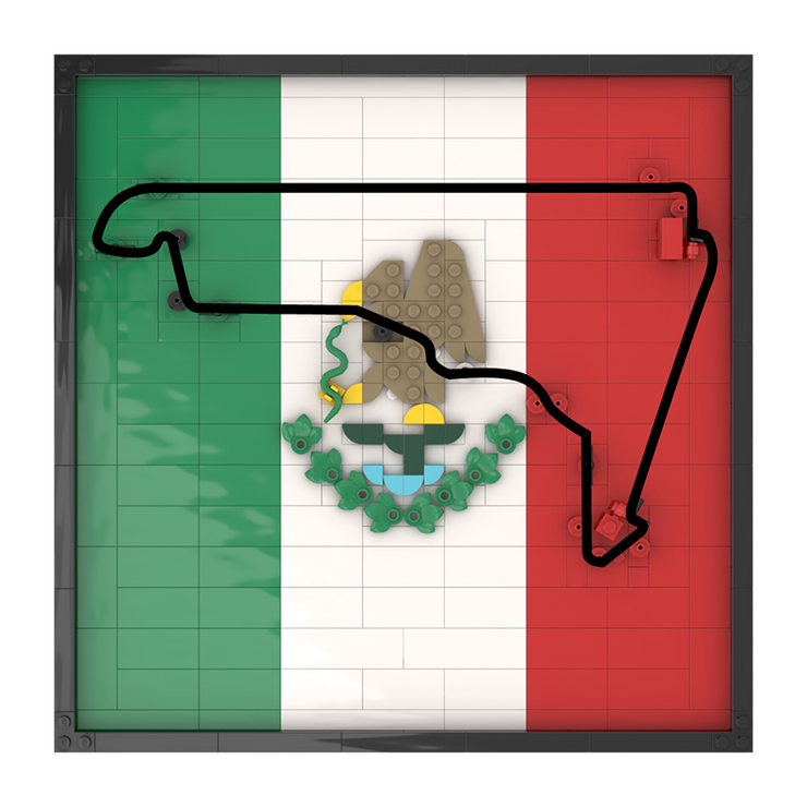 Mexico Track Map 401pcs