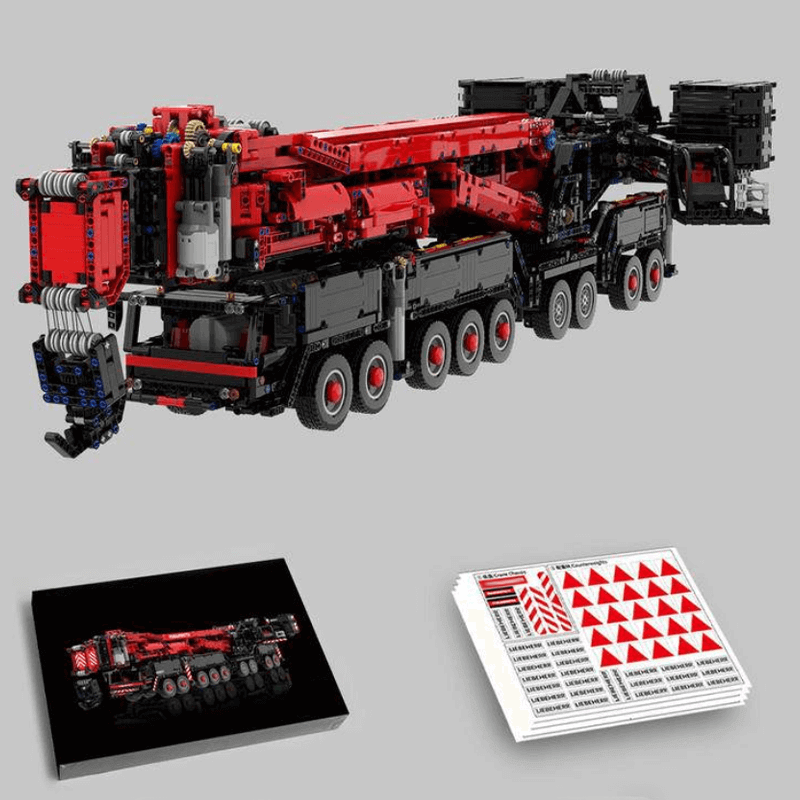 Red Edition Remote Controlled Crane 9176pcs