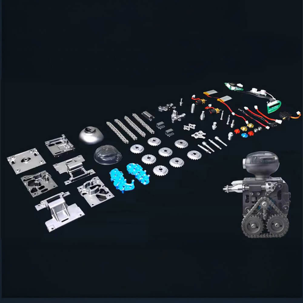 Remote Controlled Sci-Fi Robot - Metal Construction Set