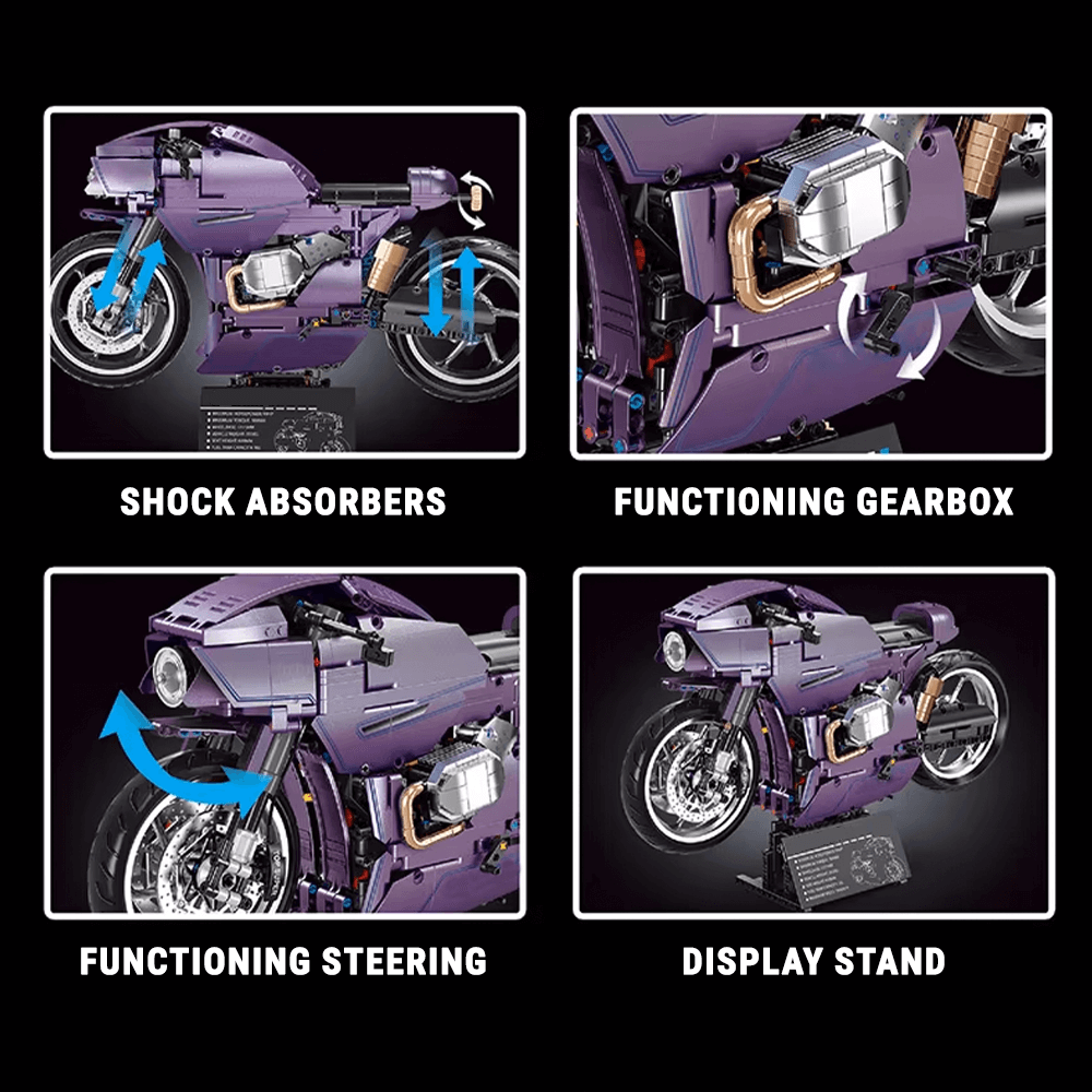 Futuristic Hyperbike 1445pcs