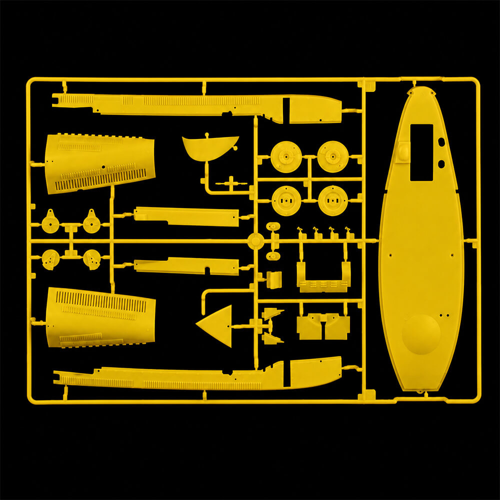 Limited Edition Yellow Bugatti Type 35B 1:12 Scale - Construction Set