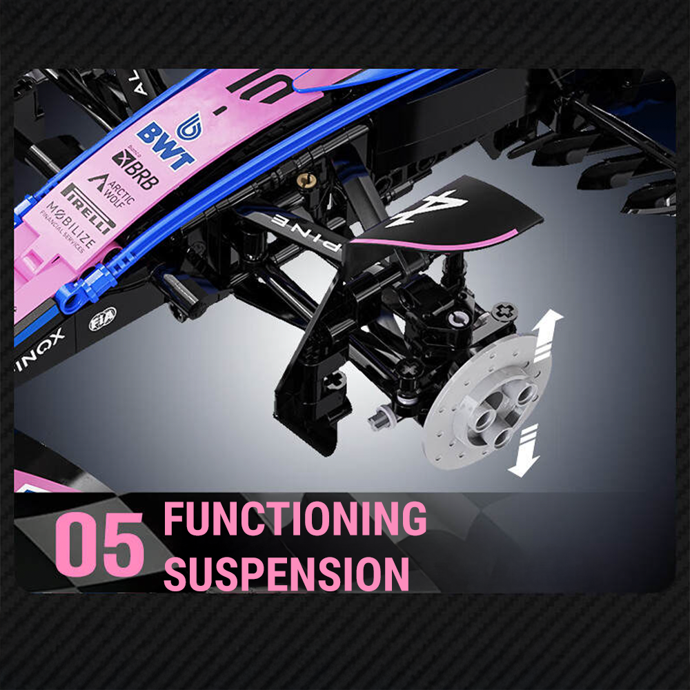 The BWT Alpine Formula One Team Car 2172pcs