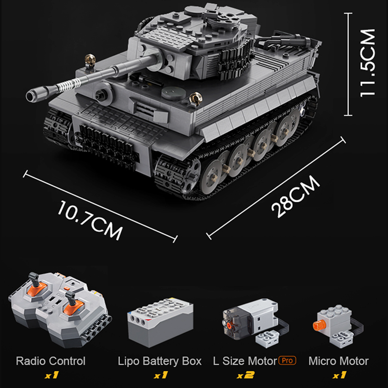 Remote Controlled Tank 925pcs