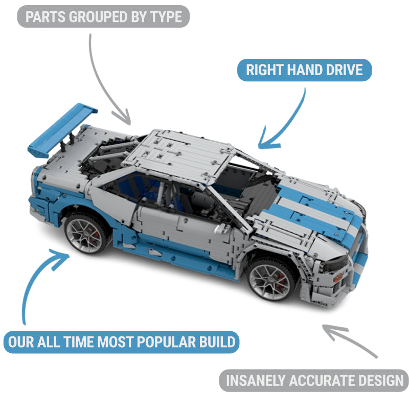 57cm Toy Car R34 6 Cylinder Engine All Wheel Drive 12 57cm Toy Car R34 6 Cylinder Engine All Wheel Drive 11