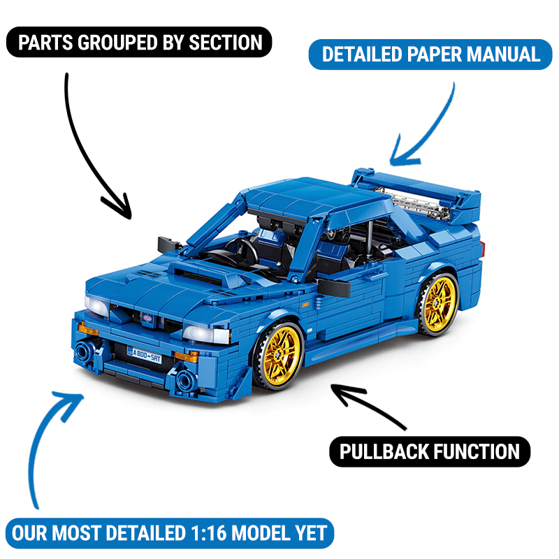Subaru impreza lego technic sale