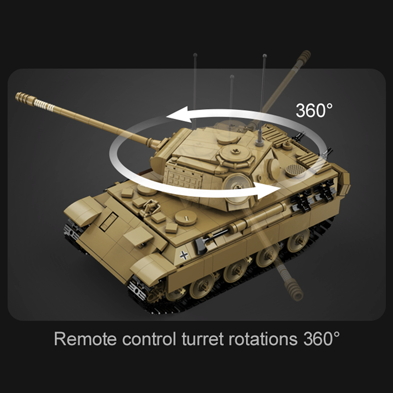 Remote Controlled Panther Tank 906pcs