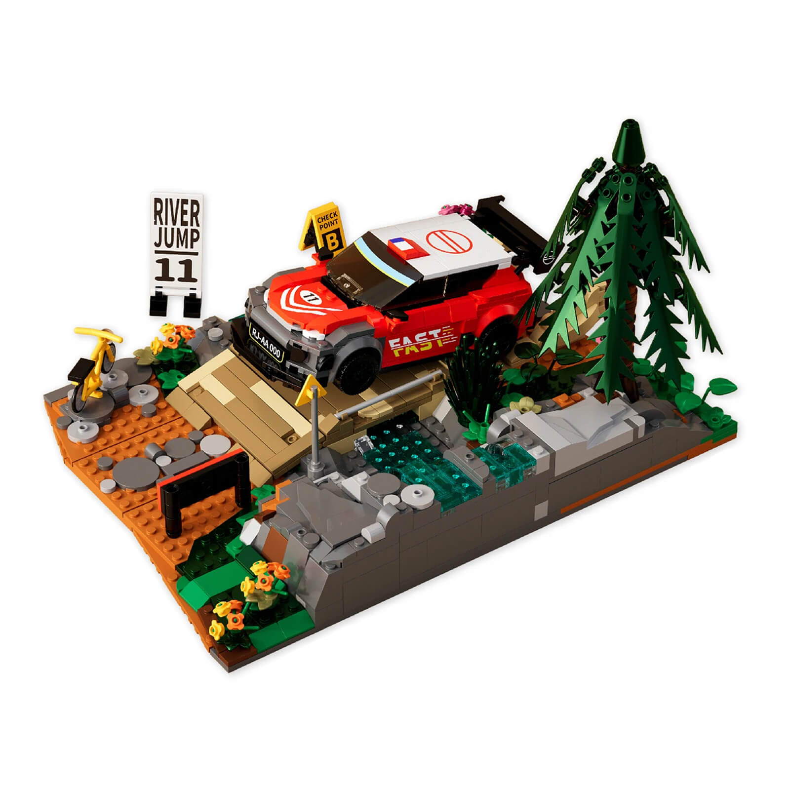 River Jump Rally Scene 1102pcs
