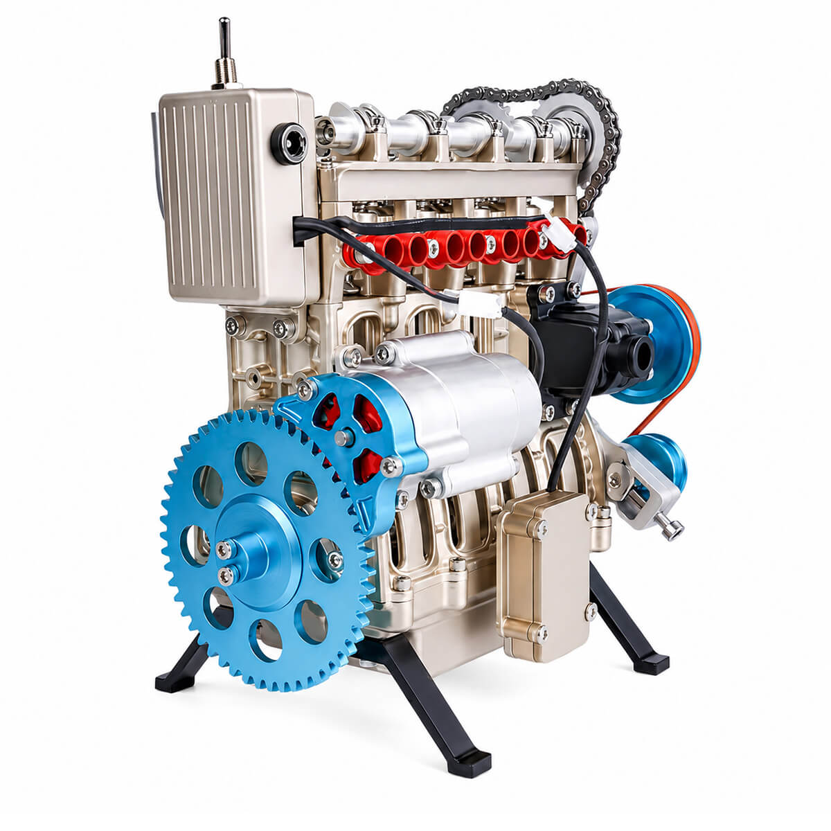 Exposed Inline 4 Engine - Metal Construction Set
