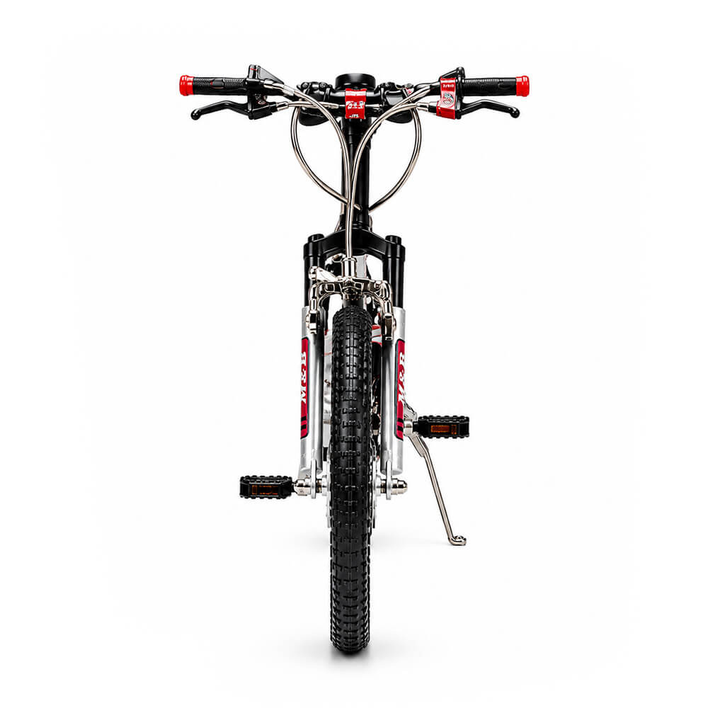 Silver & Red Mountain Bike - Metal Construction Set