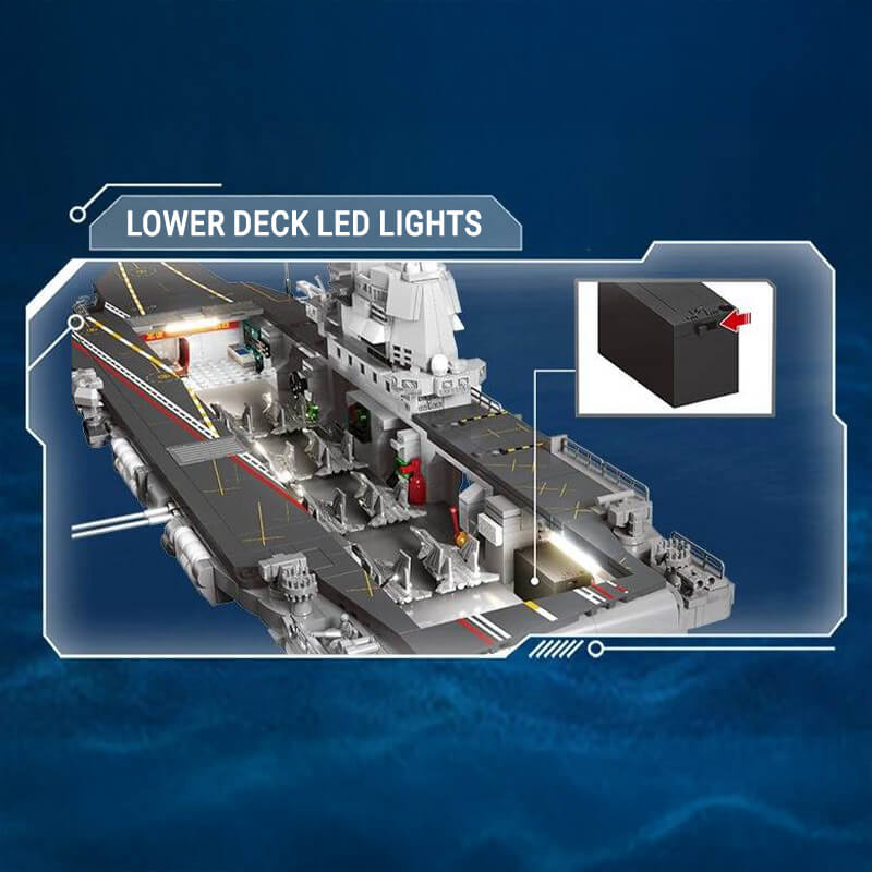 The Shandong Aircraft Carrier 2297pcs
