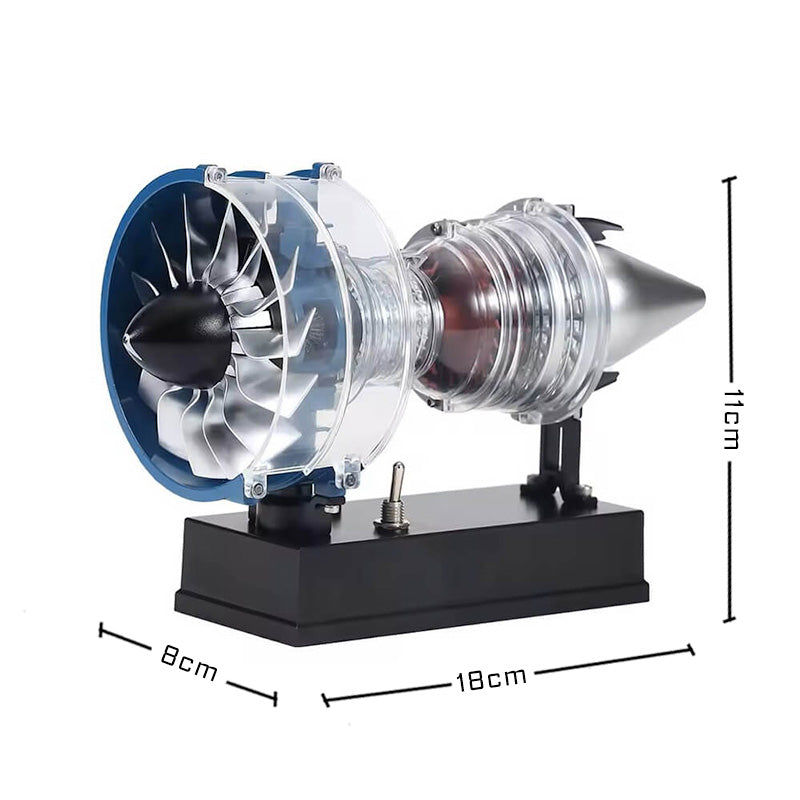 Compact Turbofan Engine - Metal Construction Set