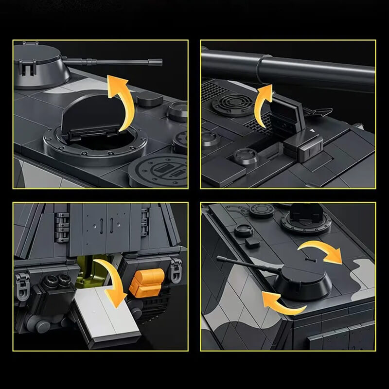 The Jagdpanzer E 100 1835pcs