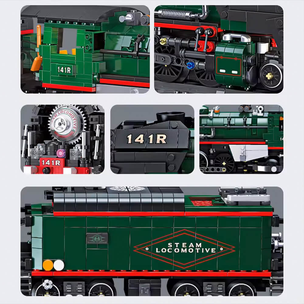 The 141 R French Steam Locomotive 1781pcs