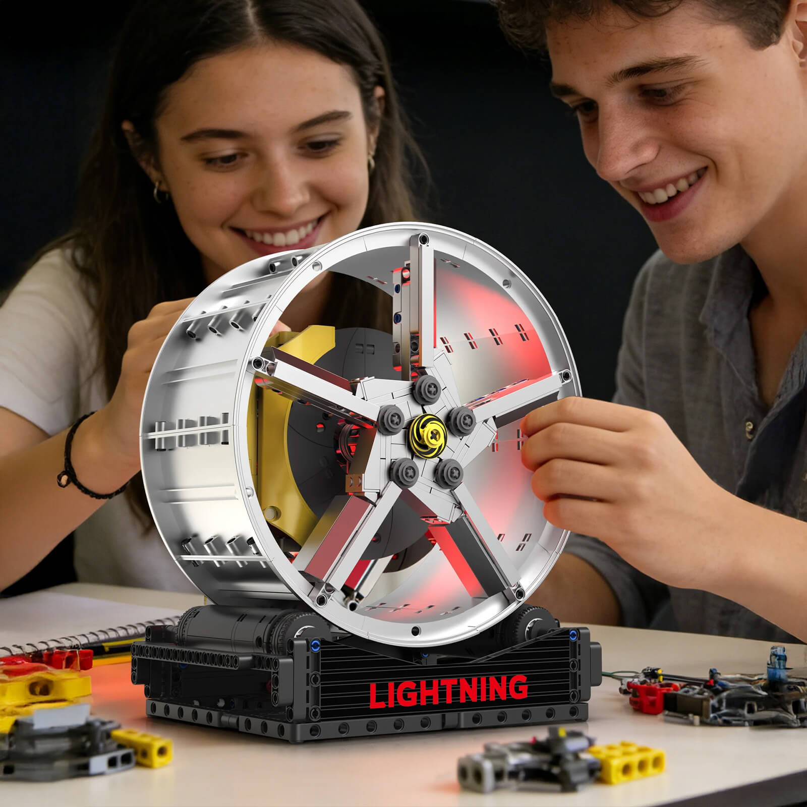 Motorised Supercar Wheel Display 577pcs