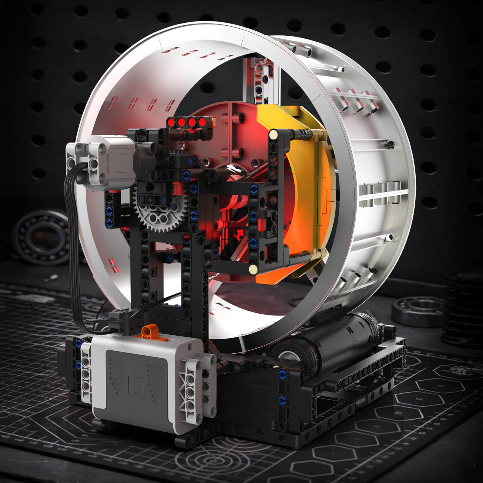 Motorised Supercar Wheel Display 577pcs