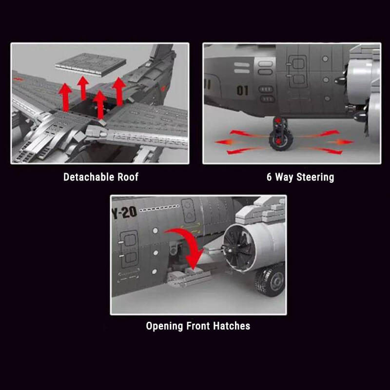 Y-20 Large Military Aircraft 2202pcs