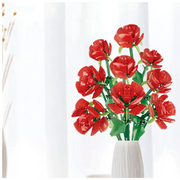 Bouquet of Nine Red Roses 568pcs
