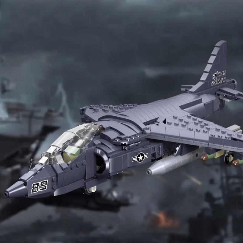 AV-8 Sea Harrier Aircraft 806pcs