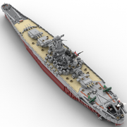 IJN Yamato Battleship 8717pcs