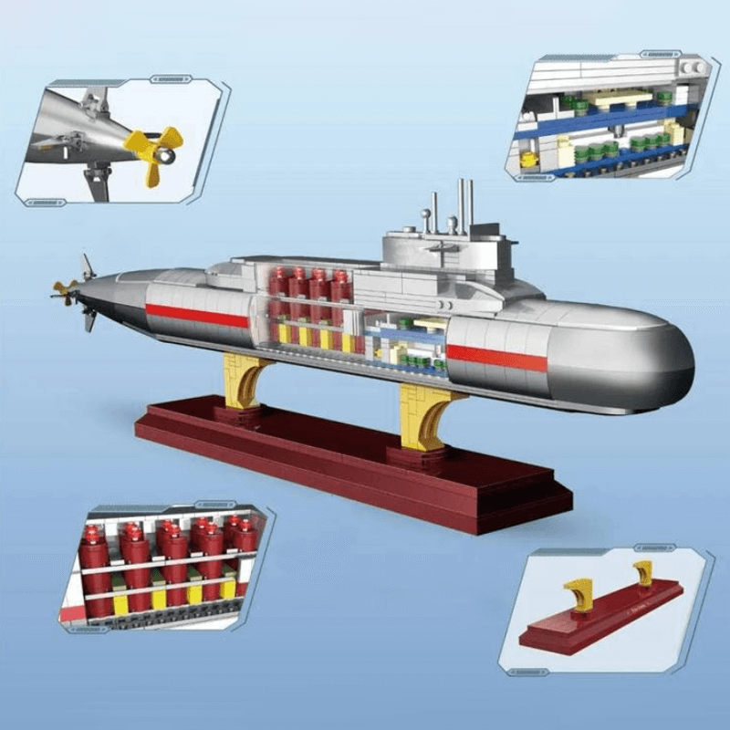 Type 092 Nuclear Submarine 1019pcs