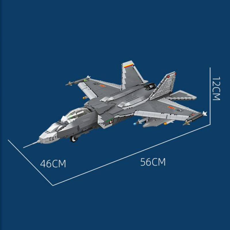 J-31 Stealth Fighter 1690pcs