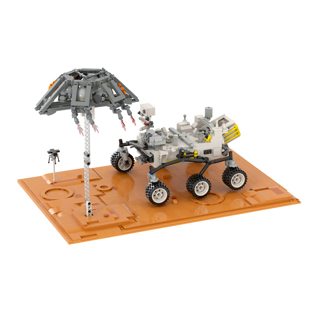 Mars Rover with Mars Base 1621pcs