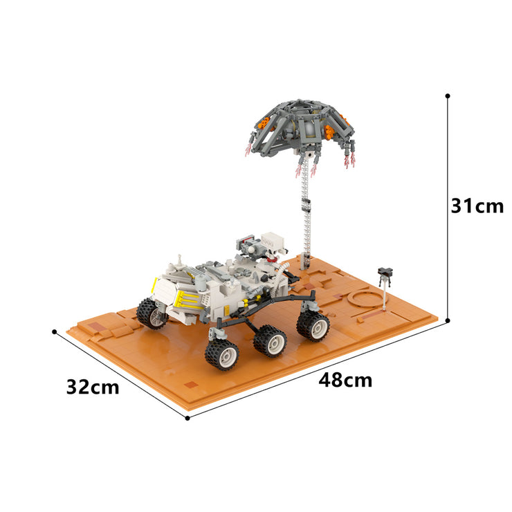 Mars Rover with Mars Base 1621pcs