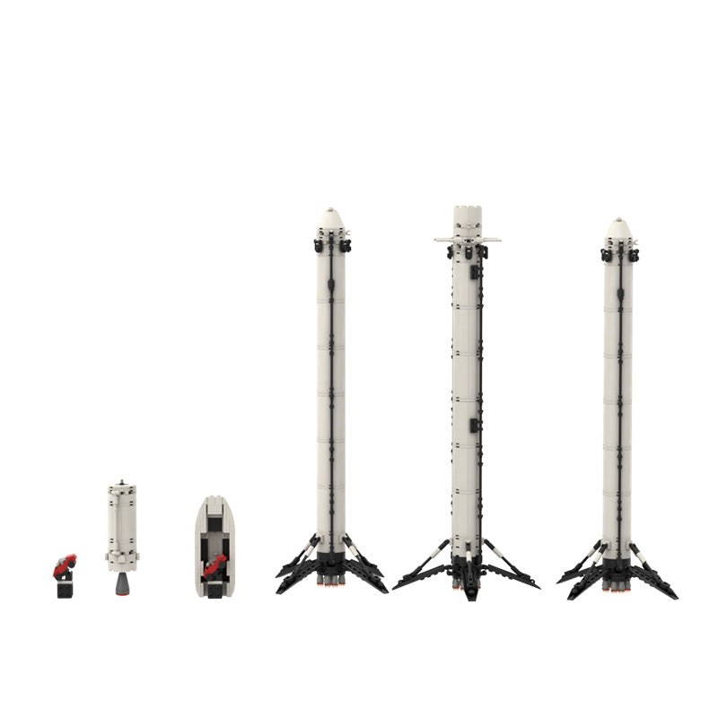 Falcon Heavy Rocket 713pcs