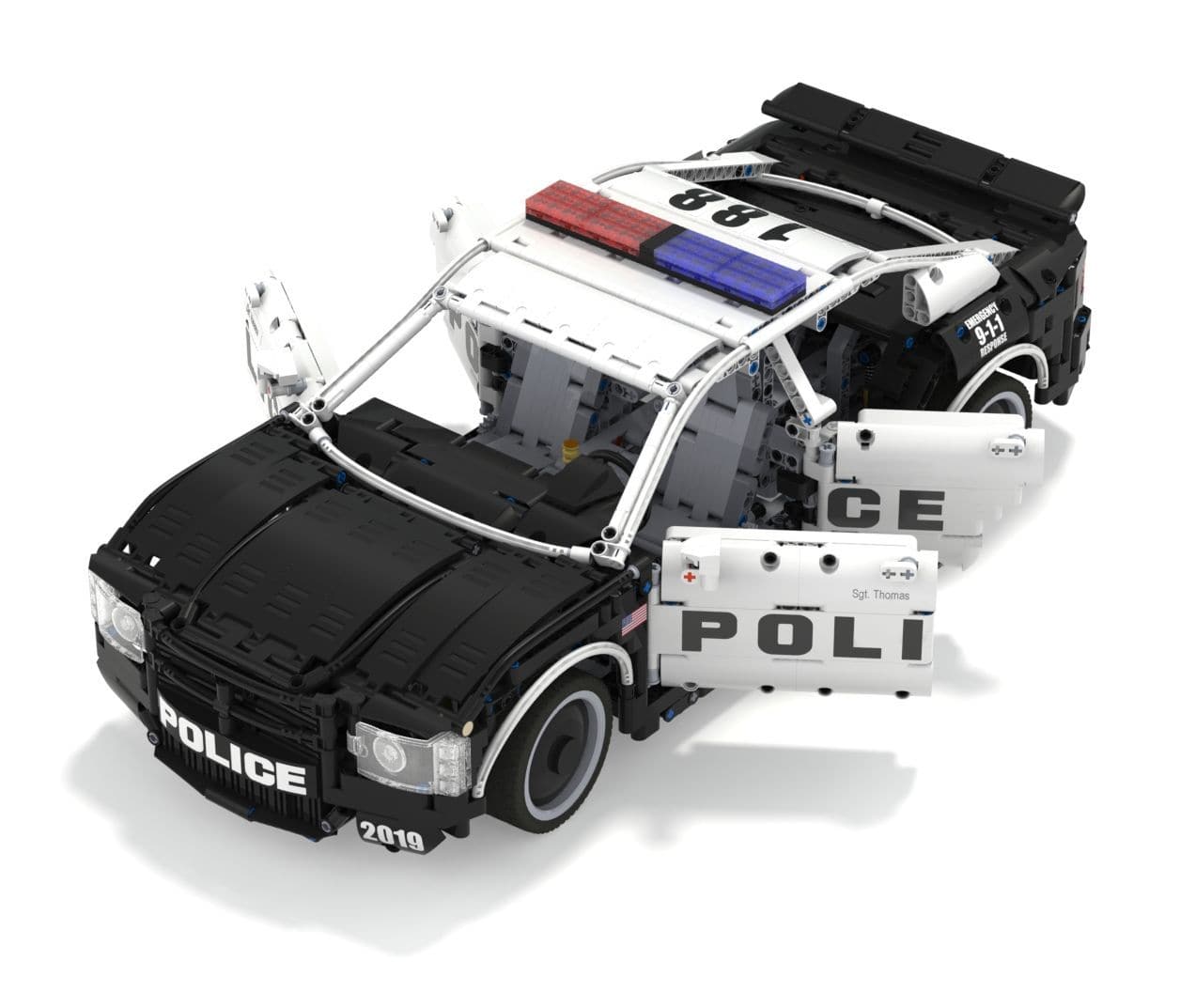 2020 Police Car 2855pcs