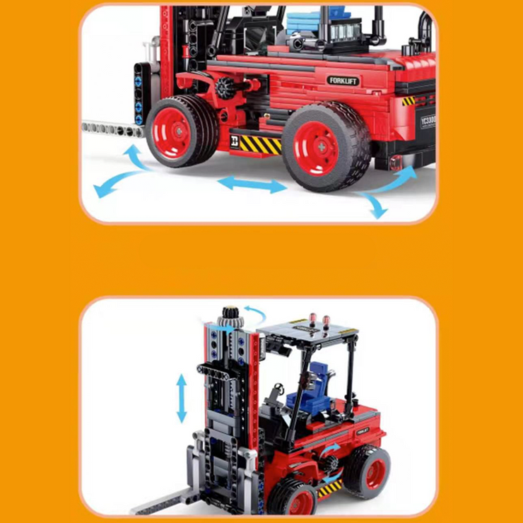 Remote Controlled Forklift 605pcs