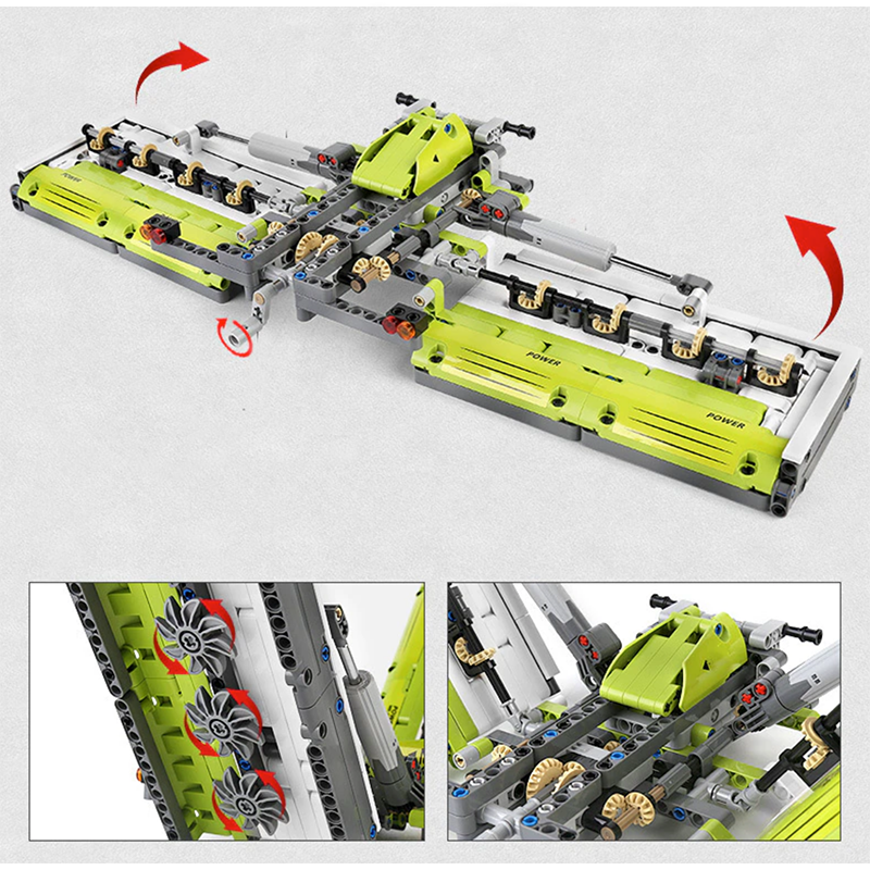 Remote Controlled Tractor 2596pcs