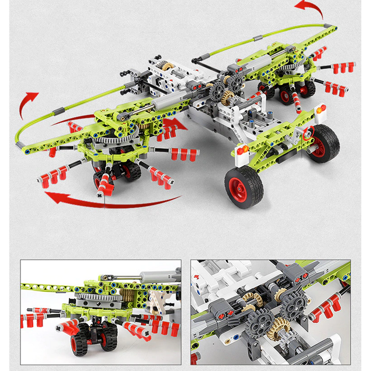 Remote Controlled Tractor 2596pcs