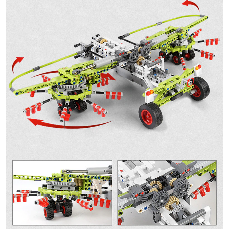 Remote Controlled Tractor 2716pcs