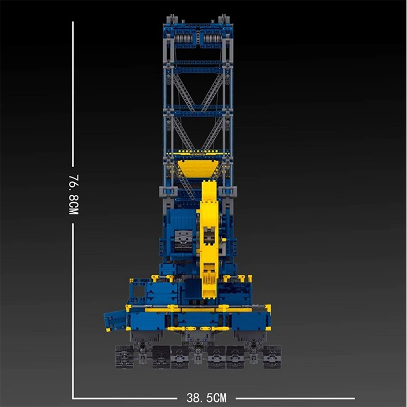 Remote Controlled Bucket Wheel Excavator 4587pcs