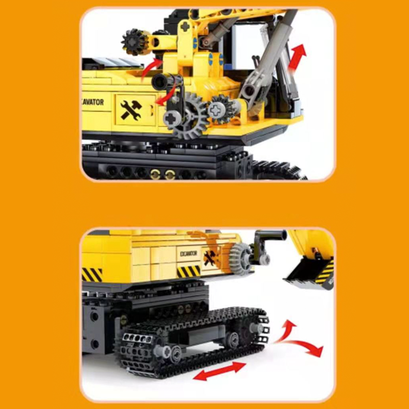 Remote Controlled Excavator 723pcs