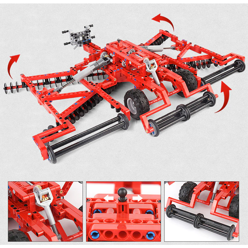 Remote Controlled Tractor 2596pcs