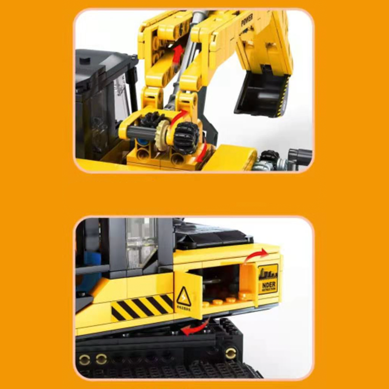 Remote Controlled Excavator 723pcs