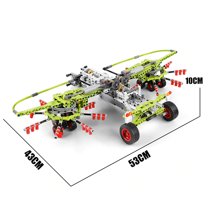 Remote Controlled Tractor 2596pcs