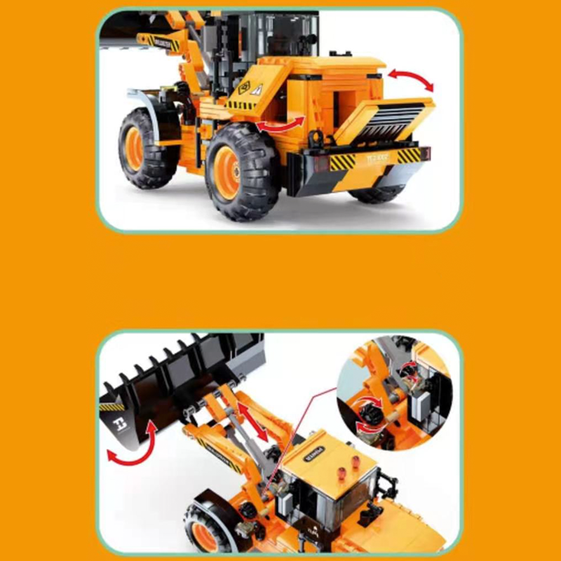 Remote Controlled Loader 696pcs