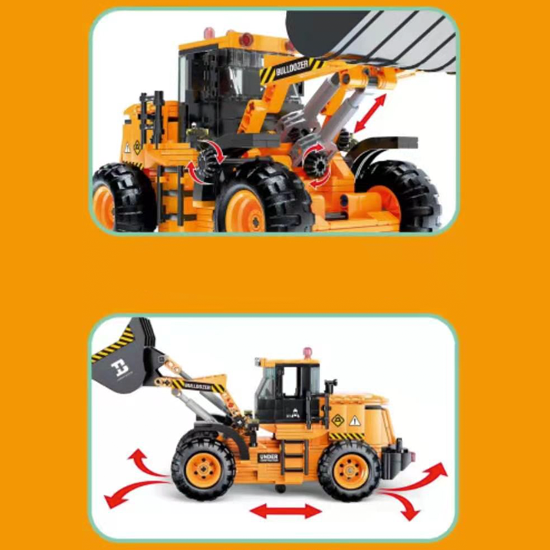 Remote Controlled Loader 696pcs