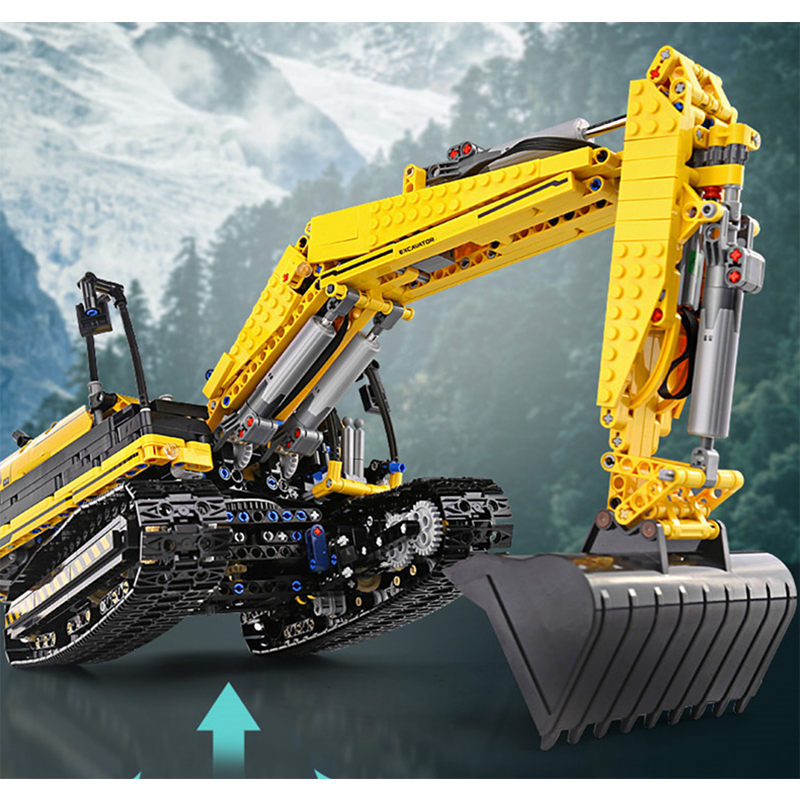 Remote Controlled Digger 1829pcs