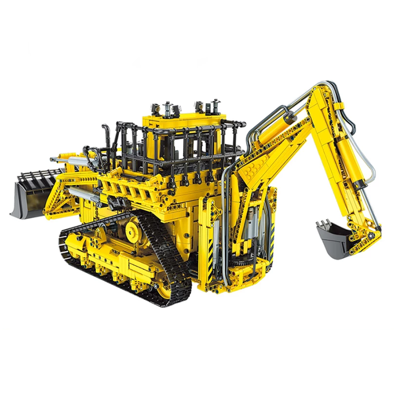 Remote Controlled Pneumatic Backhoe Loader 3962pcs