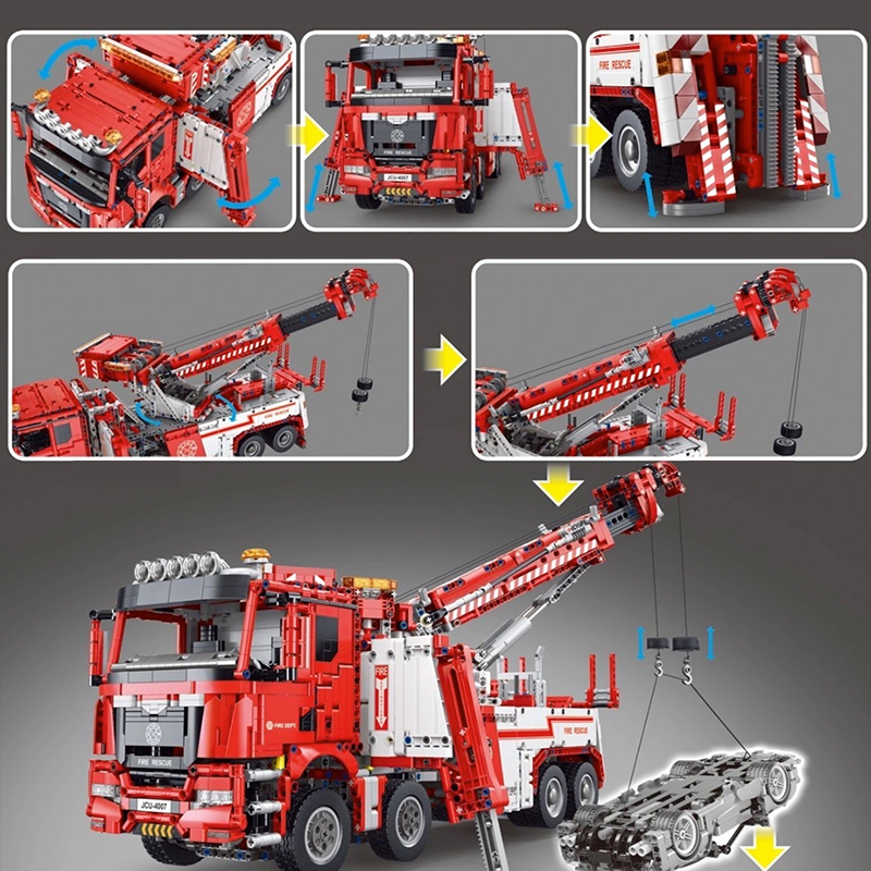 Remote Controlled Fire & Rescue Truck 4419pcs