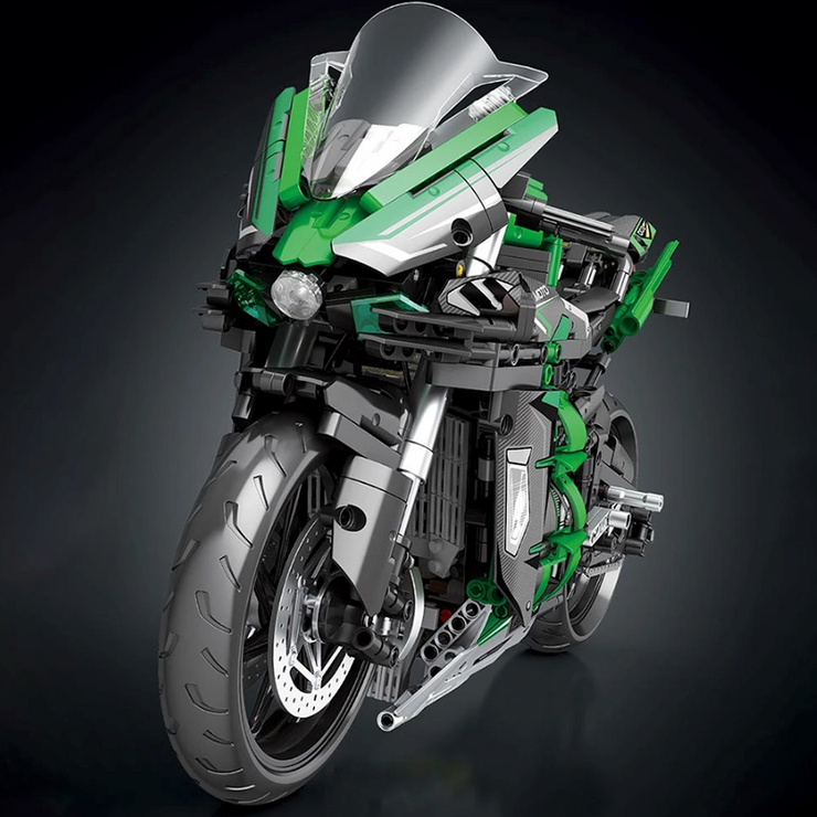 Green Motorbike 2087pcs