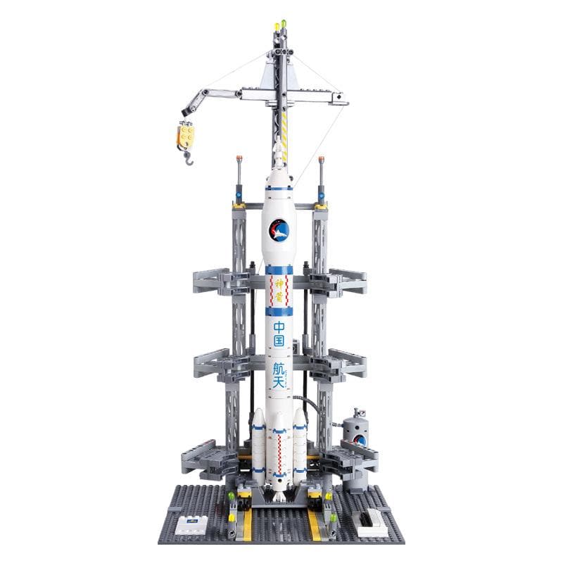 CZ-2F Space Rocket Launch Station 822pcs