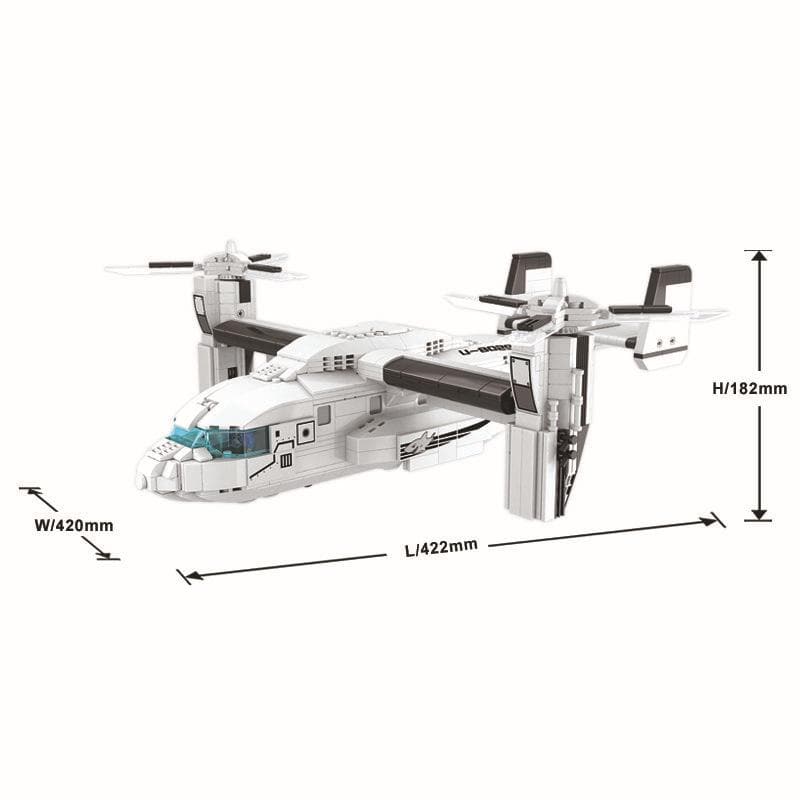 Cargo Plane 1014pcs