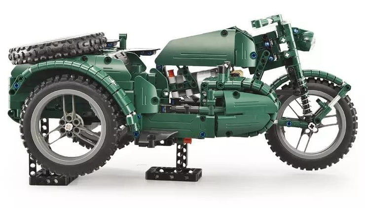 Remote Controlled Sidecar Motorcycle 629pcs