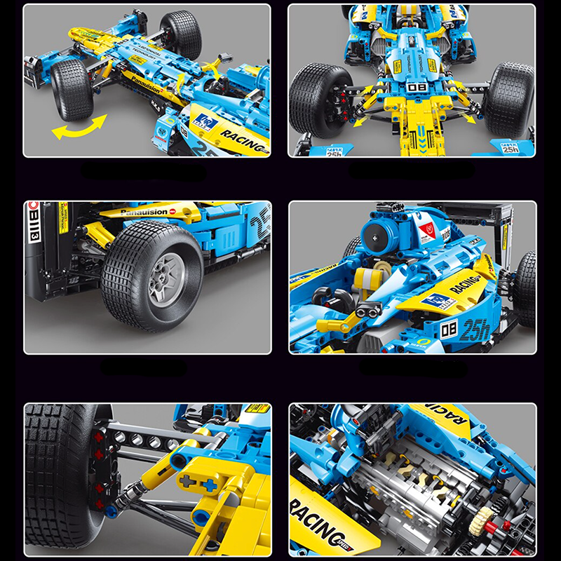 Remote Controlled Single Seater Race Car 1697pcs