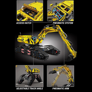Remote Controlled Morphing Excavator 2236pcs